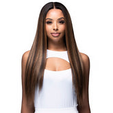 Bobbi Boss Human Hair Blend 13X4 Glueless HD Lace Wig - MBLF404 LOU